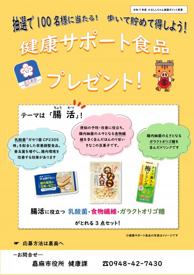 健康サポート食品チラシ