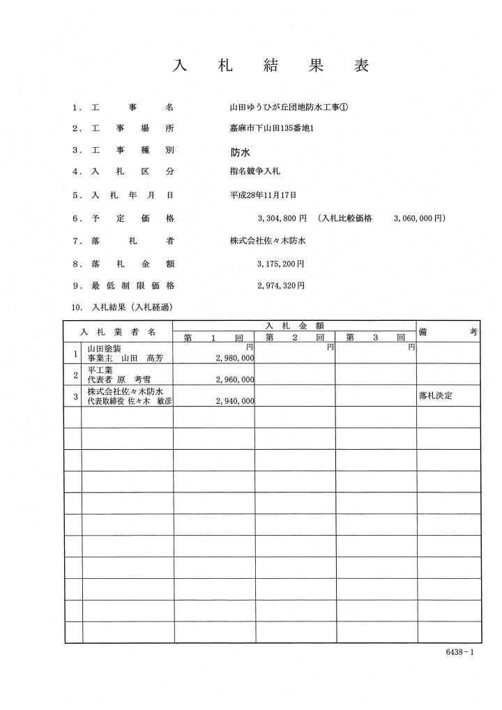 山田ゆうひが丘団地防水工事(1)