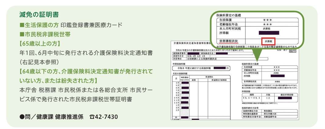介護保険料決定通知書