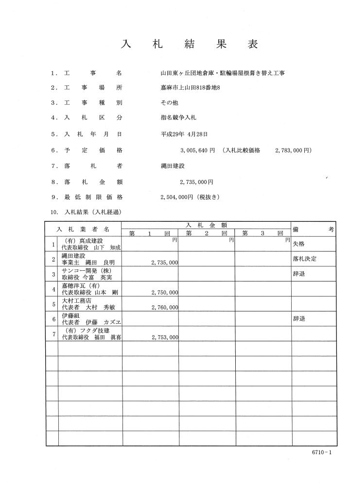 山田東ヶ丘団地倉庫・駐輪場屋根葺き替え工事