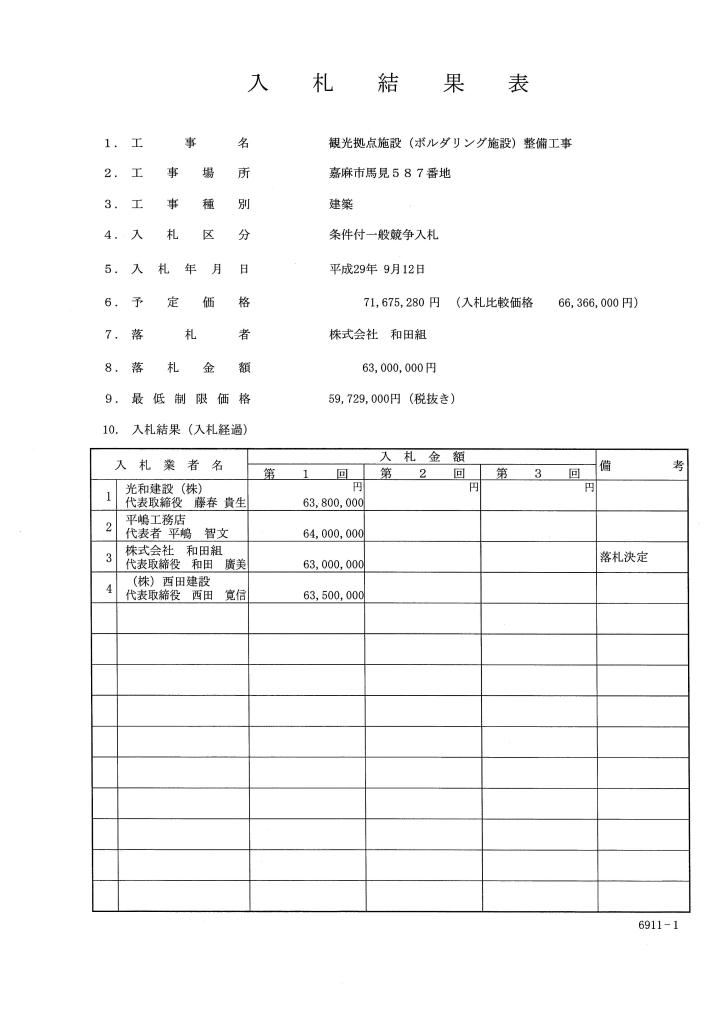 観光拠点施設（ボルダリング施設）整備工事