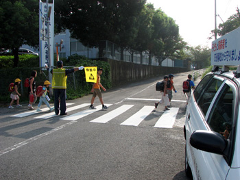 交通安全街頭指導