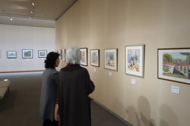 前回の様子 1年間の学びの成果を美術館で